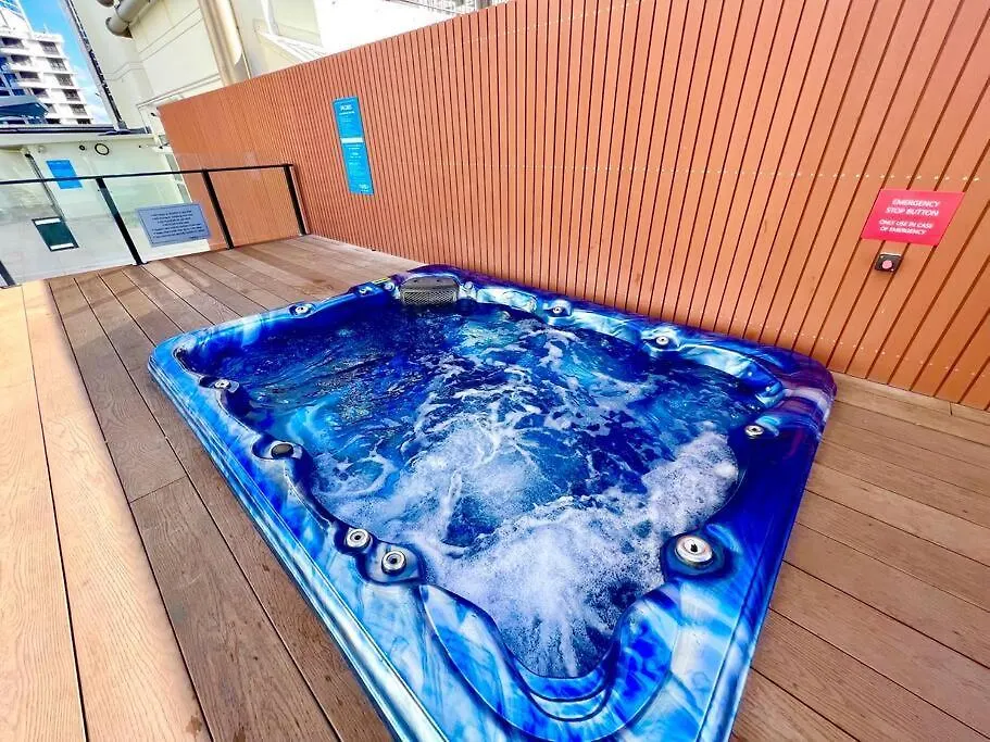 Family Ocean View Studio Free Wi-Fi Gold Coast Apartman
